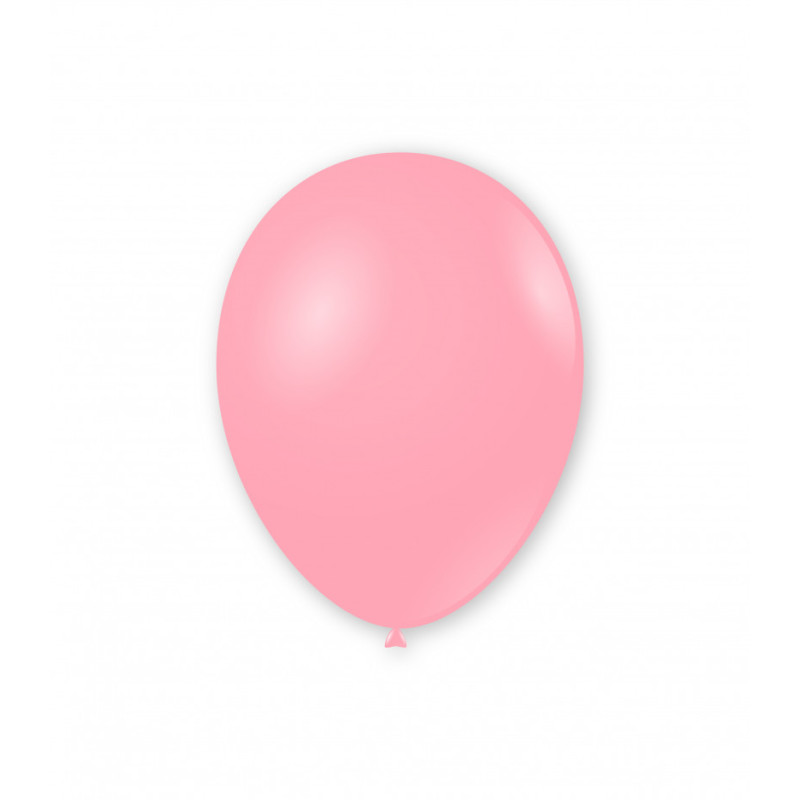 BALON GUMOWY 10" PASTELOWY JASNO RÓŻOWY 100 SZT.