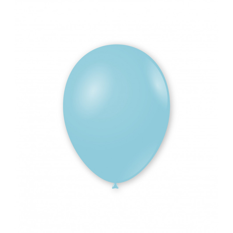 BALON GUMOWY 10" PASTELOWY BŁĘKITNY BABY 100 SZT.