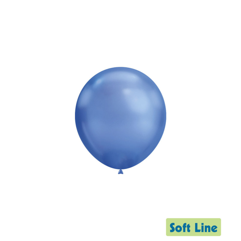 BALON GUMOWY 5" CHROM NIEBIESKI 100 SZT.