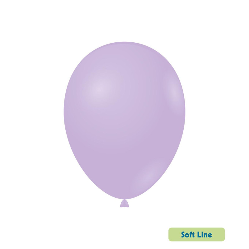 BALON GUMOWY 12" PASTELOWY LILA 50 SZT.