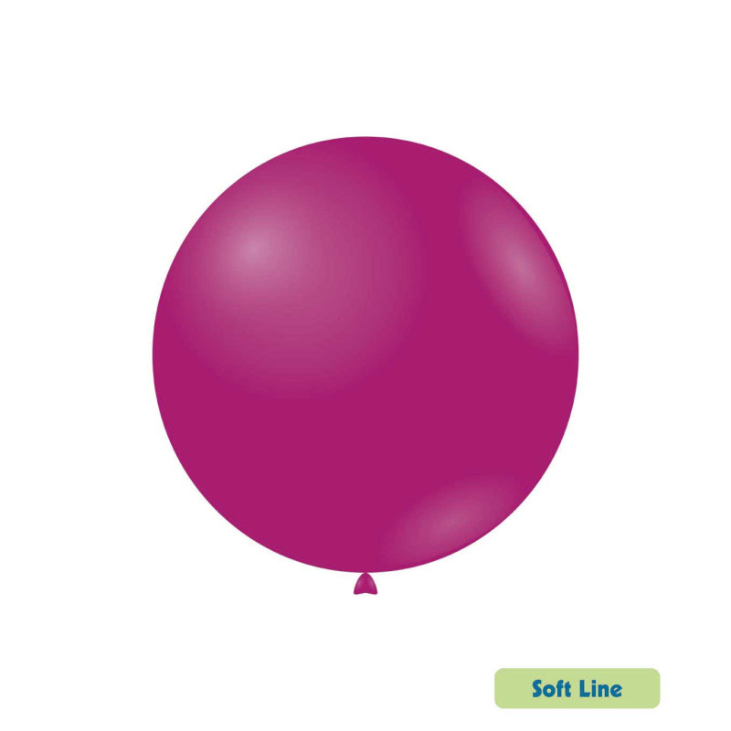 BALON GUMOWY 18" PASTELOWY MAGENTA 20 SZT.