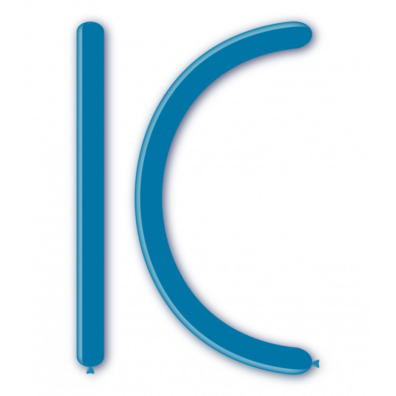 BALON GUMOWY RURKA DO MODELOWANIA 260 NIEBIESKA 100 SZT.