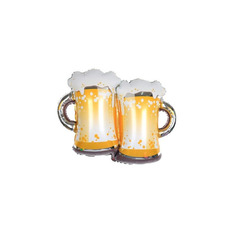 BALON FOLIOWY DWA KUFLE PIWA 57X92 CM