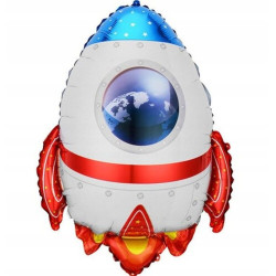 BALON FOLIOWY RAKIETA 55X57 CM