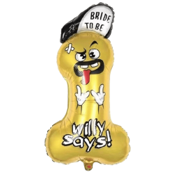 BALON FOLIOWY PENIS WIECZÓR...