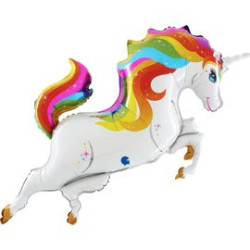 BALON FOLIOWY GRABO 44" UNICORN RAINBOW