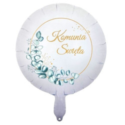 BALON FOLIOWY 18" KOMUNIA...