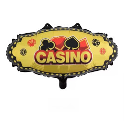 BALON FOLIOWY CASINO 41X62 CM