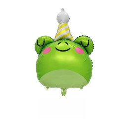 BALON FOLIOWY GŁOWA ŻABY...