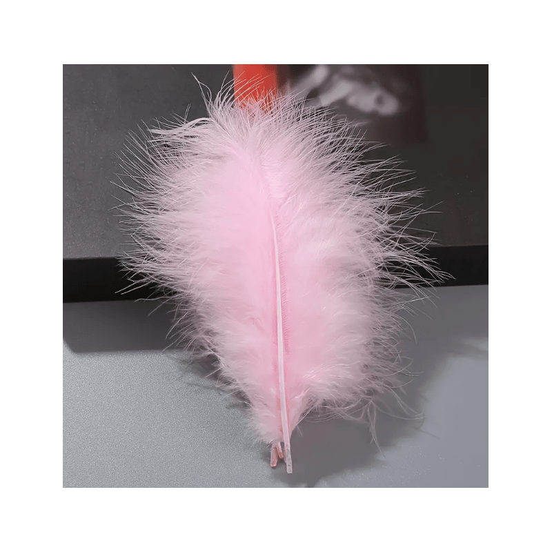 PIÓRKA DEKORACYJNE RÓŻOWE NATURALNE 14 CM