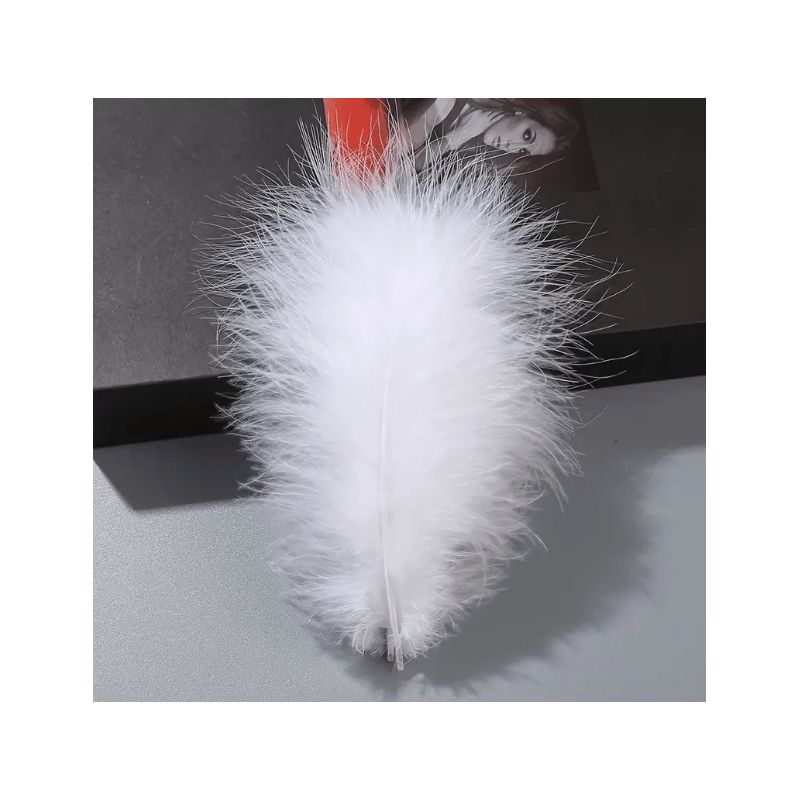 PIÓRKA DEKORACYJNE BIAŁE NATURALNE 14 CM