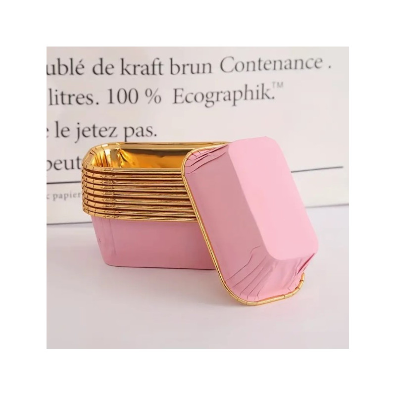 FOREMKI DO BABECZEK JASNO RÓŻOWE 11X7X4,5 CM 20 SZT.