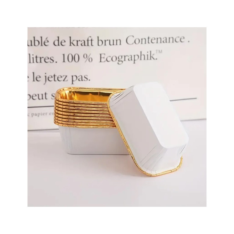 FOREMKI DO BABECZEK BIAŁE 11X7X4,5 CM 20 SZT.