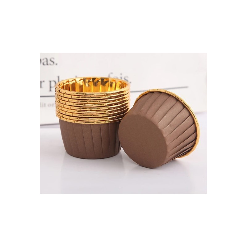 FOREMKI DO BABECZEK CZEKOLADOWE 50 SZT.