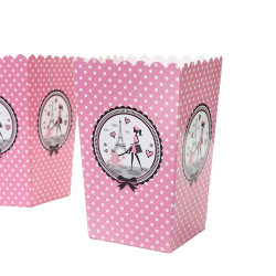 PUDEŁKA NA POPCORN RÓŻOWE...