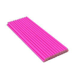 SŁOMKI PAPIEROWE FUKSJA 10...