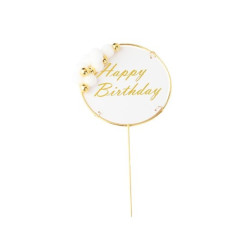 TOPPER NA TORT HAPPY BIRTHDAY
