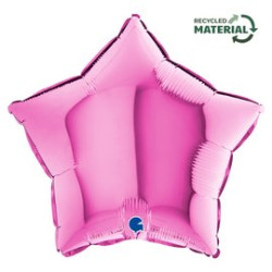 BALON FOLIOWY GRABO 18" GWIAZDA FUXIA