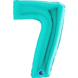 BALON FOLIOWY GRABO 40" CYFRA 7 TIFFANY