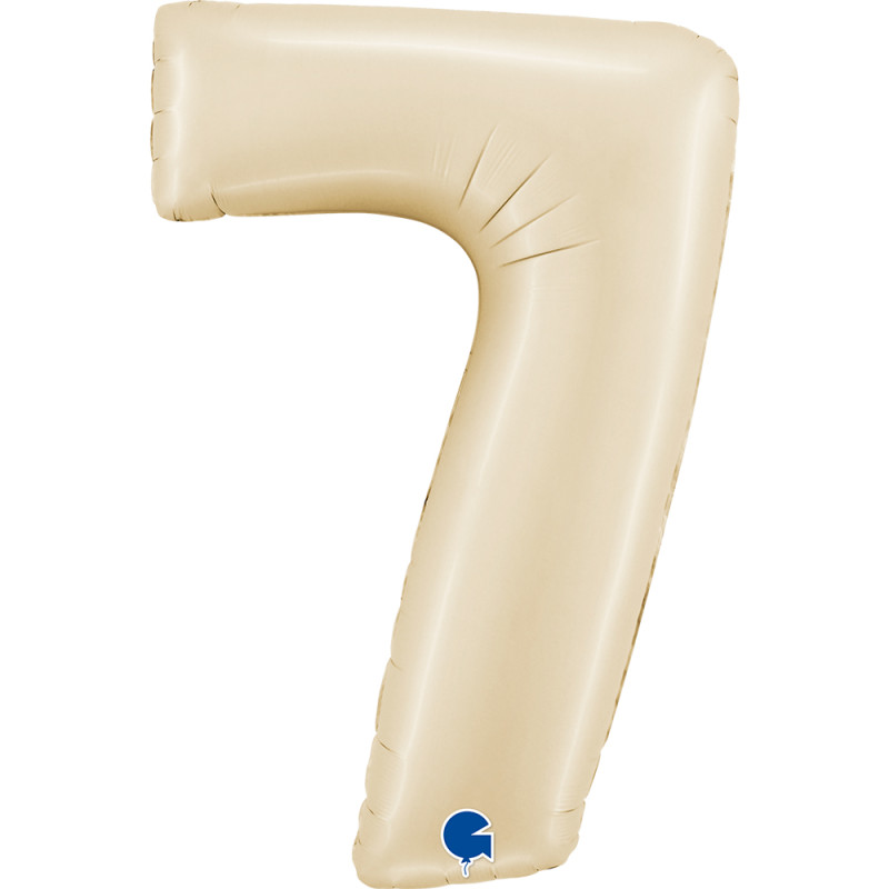 BALON FOLIOWY GRABO 40" CYFRA 7 SATIN CREAM