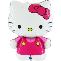 BALON FOLIOWY GRABO 21" HELLO KITTY RÓŻOWA