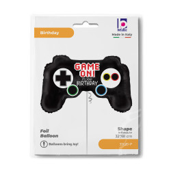 BALON FOLIOWY GRABO 32" GAME CONTROLLER BIRTHDAY PAKOWANY