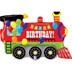 BALON FOLIOWY GRABO 33" BIRTHDAY PARTY TRAIN