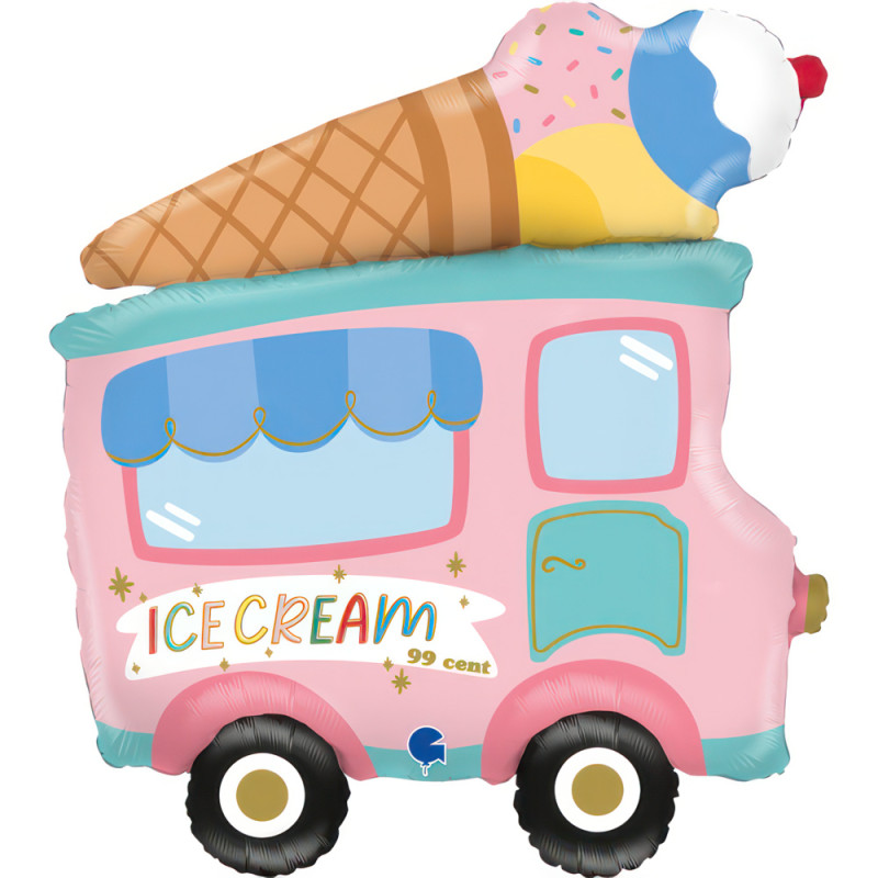 BALON FOLIOWY GRABO 29" ICE CREAM TRUCK PAKOWANY