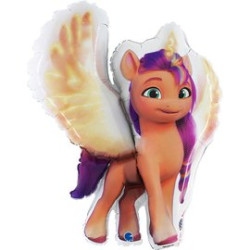 BALON FOLIOWY GRABO 32" PONY SUNNY ALICORN