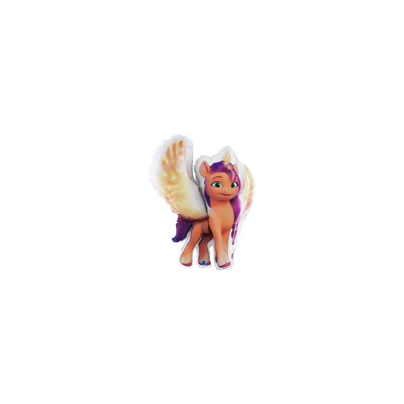 BALON FOLIOWY GRABO 32" PONY SUNNY ALICORN