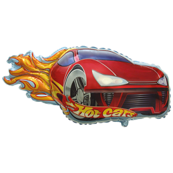 BALON FOLIOWY FLEXMETAL 24" HOT CARS